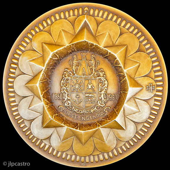 medal dest. de eng. da india, anverso, 91