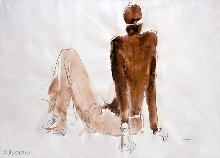 colega da ESBAL sentada de costas, 73